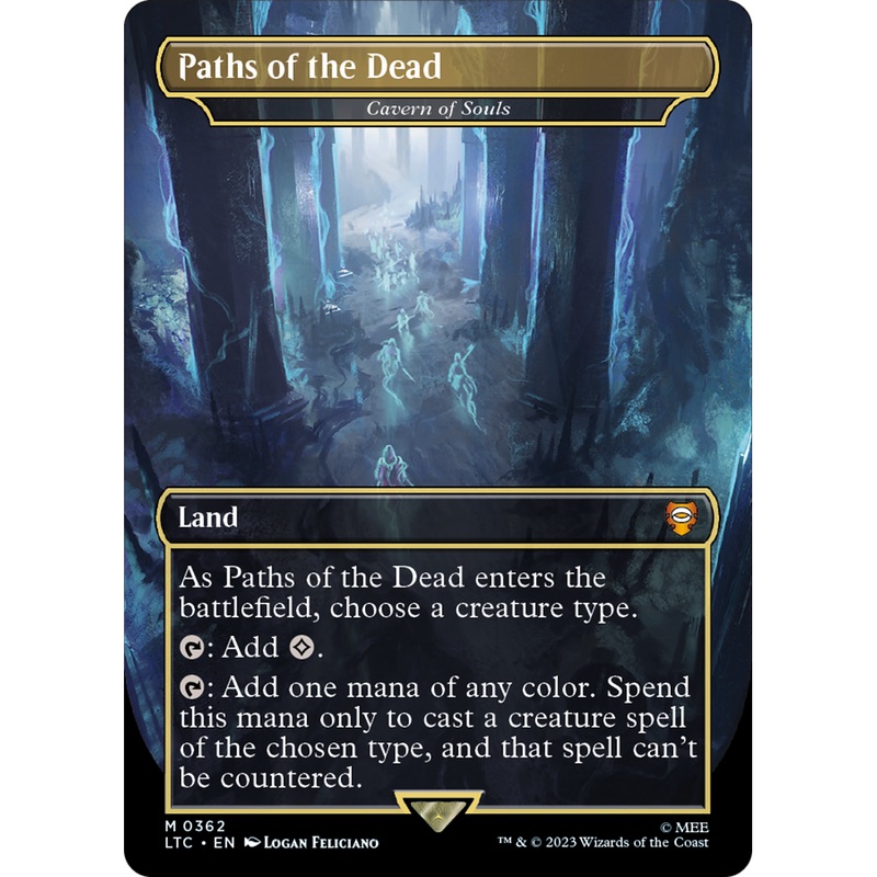 Cavern of Souls (LTC-362) - Tales of Middle-earth Commander / Paths of the Dead (Borderless)