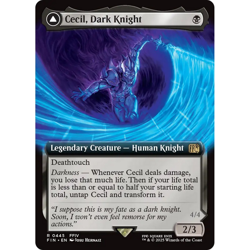 Cecil, Dark Knight (Extended Art) (FIN-445) - FINAL FANTASY: (Extended Art)