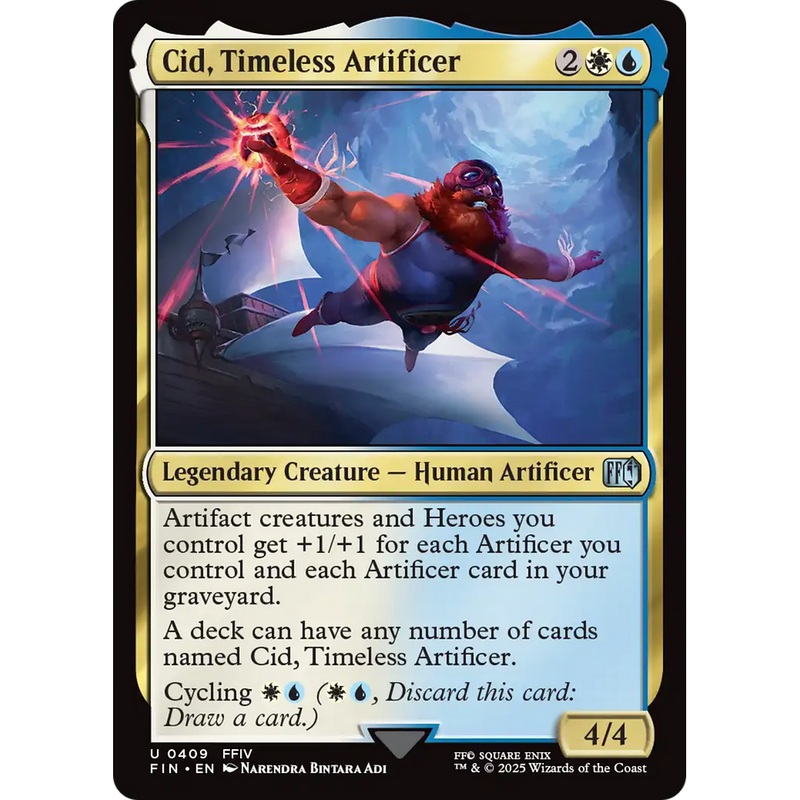 Cid, Timeless Artificer (0409) (FIN-409) - FINAL FANTASY Foil