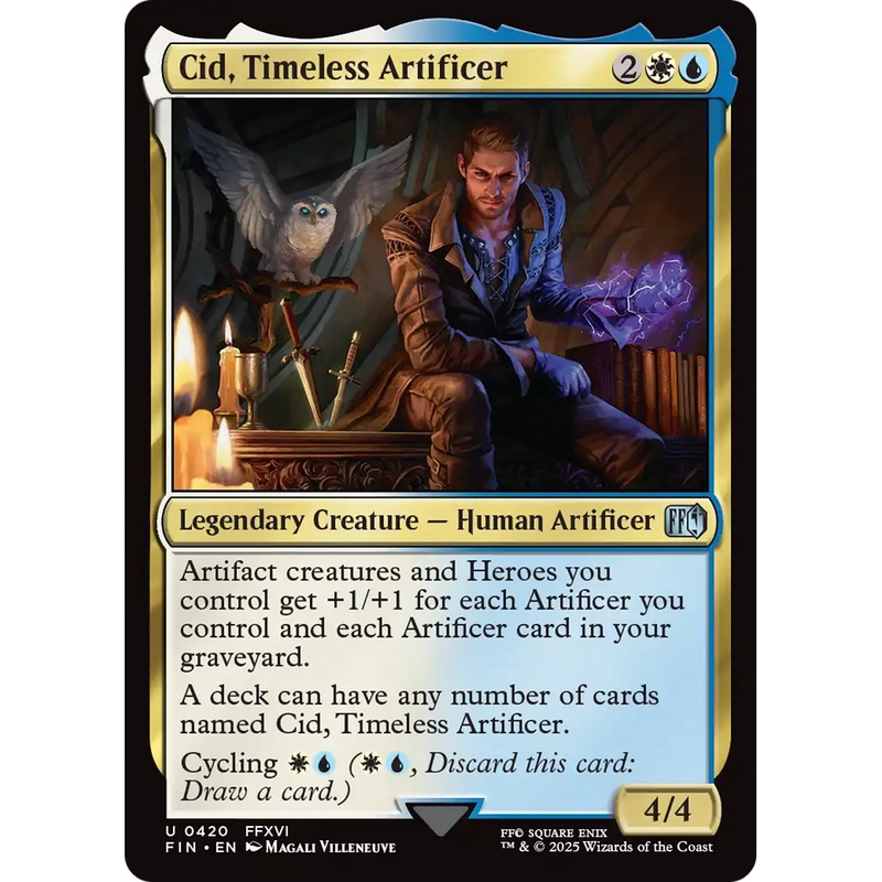 Cid, Timeless Artificer (0420) (FIN-420) - FINAL FANTASY Foil