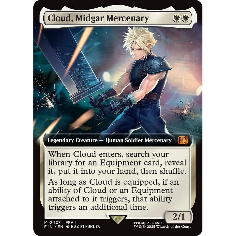 Cloud, Midgar Mercenary (Extended Art) (FIN-427) - FINAL FANTASY: (Extended Art)