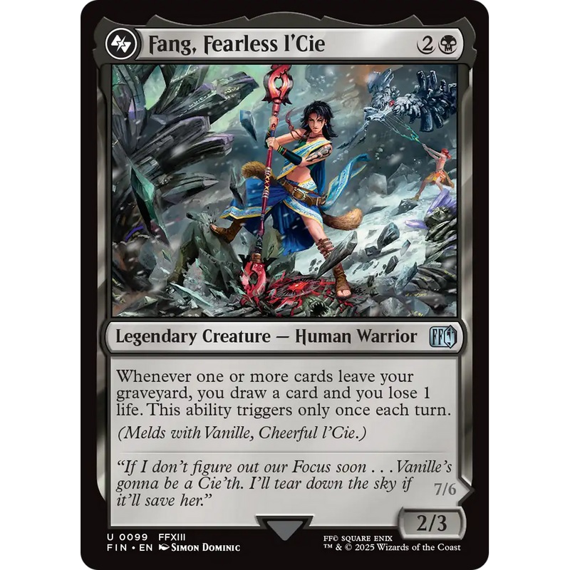 Fang, Fearless l'Cie (FIN-099) - FINAL FANTASY Foil