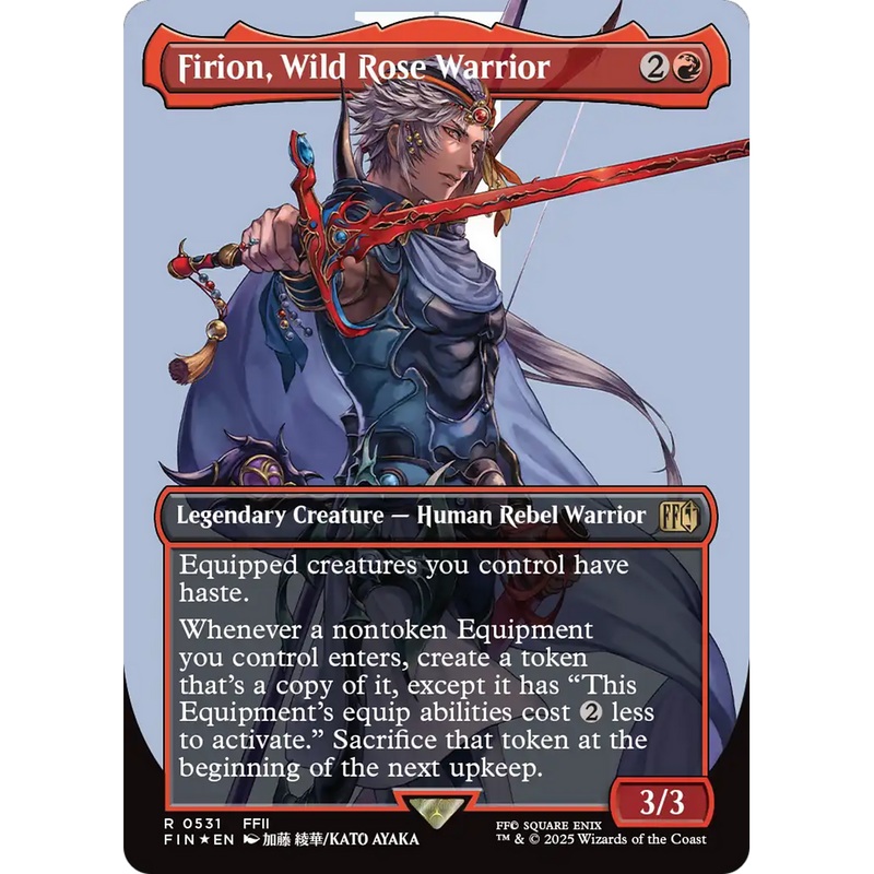 Firion, Wild Rose Warrior (FIN-531) - FINAL FANTASY (Borderless) Foil
