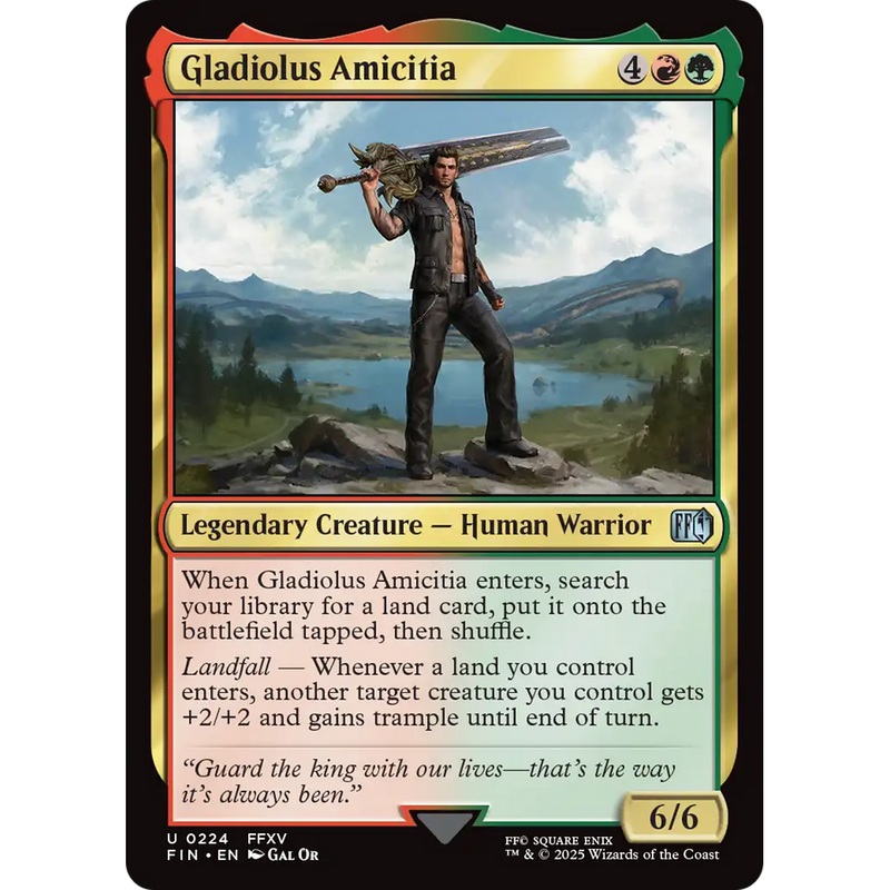 Gladiolus Amicitia (FIN-224) - FINAL FANTASY Foil