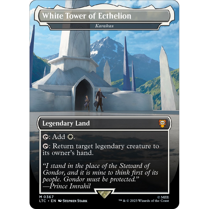 Karakas (LTC-367) - Tales of Middle-earth Commander / White Tower of Ecthelion (Borderless) Foil