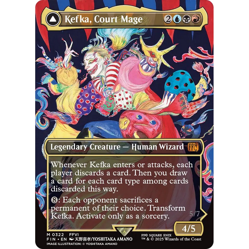 Kefka, Court Mage (Borderless) (0322) (FIN-322) - FINAL FANTASY (Borderless)