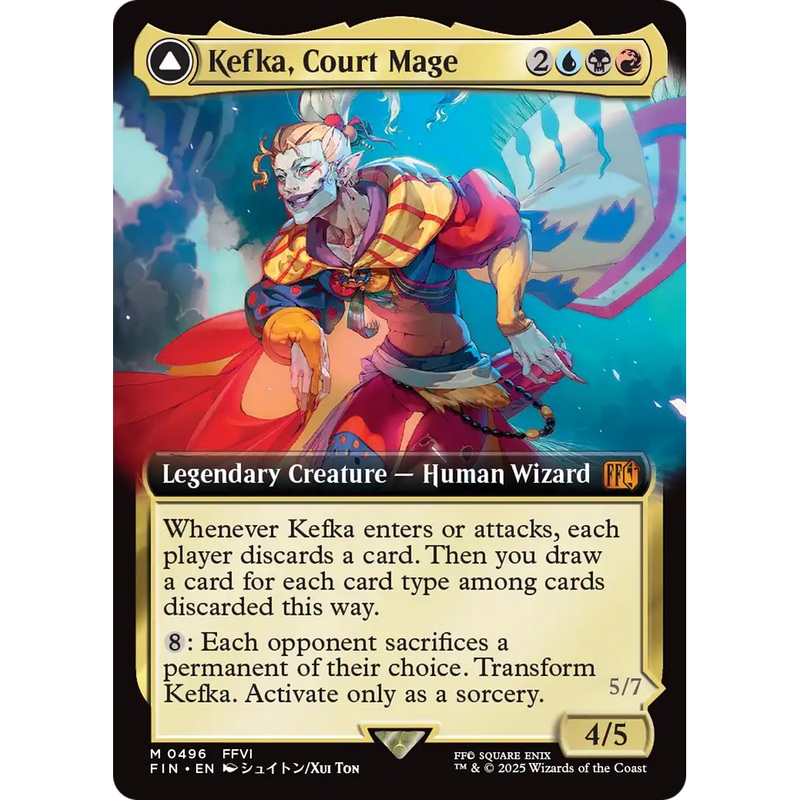 Kefka, Court Mage (Extended Art) (FIN-496) - FINAL FANTASY: (Extended Art)