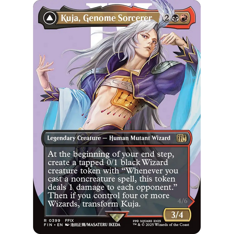 Kuja, Genome Sorcerer (Borderless) (FIN-399) - FINAL FANTASY (Borderless) Foil