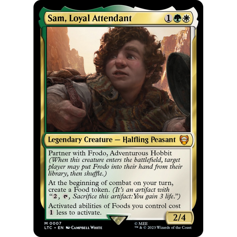 Sam, Loyal Attendant (LTC-007) - Tales of Middle-earth Commander