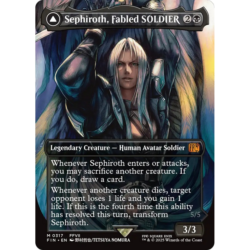 Sephiroth, Fabled SOLDIER (Borderless) (0317) (FIN-317) - FINAL FANTASY (Borderless)