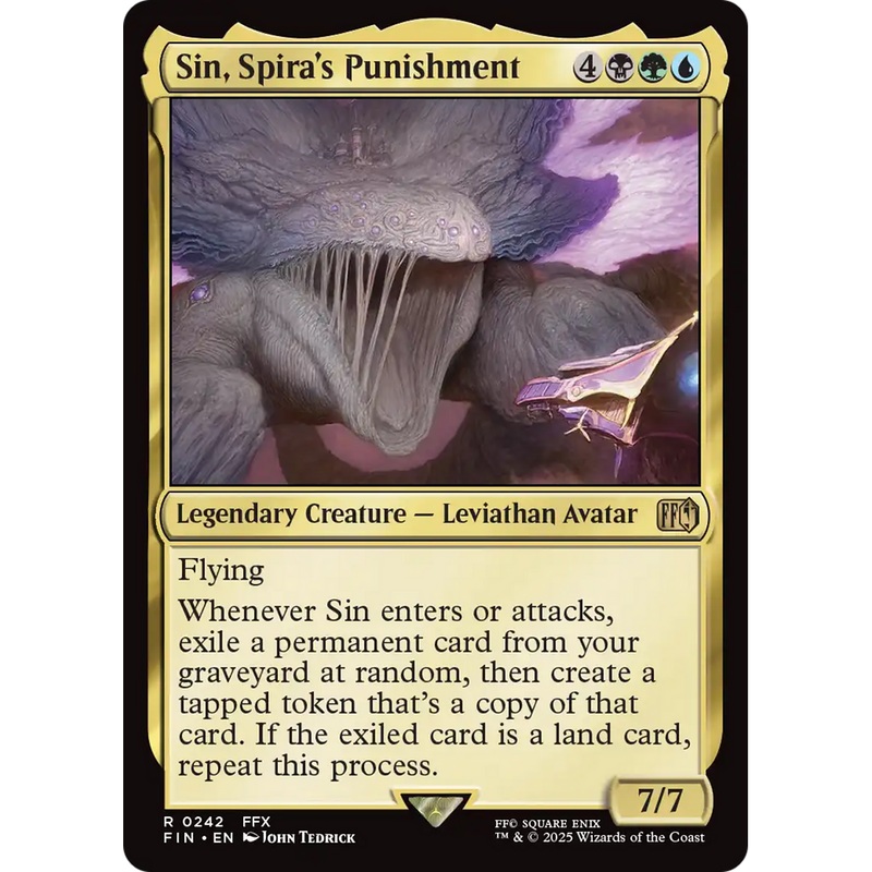 Sin, Spira's Punishment (FIN-242) - FINAL FANTASY Foil