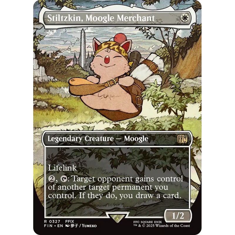 Stiltzkin, Moogle Merchant (Borderless) (FIN-327) - FINAL FANTASY (Borderless)