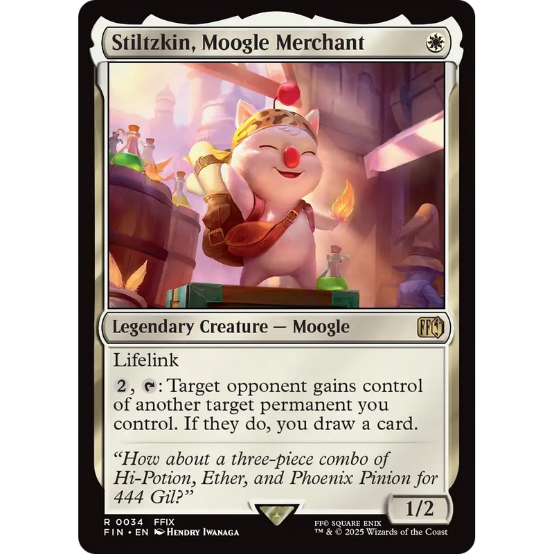 Stiltzkin, Moogle Merchant (FIN-034) - FINAL FANTASY