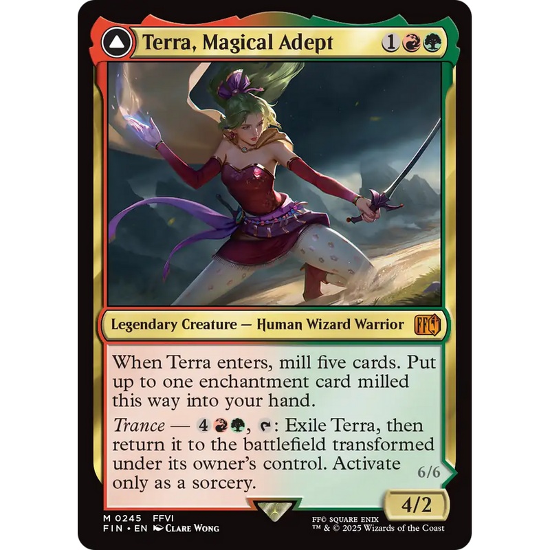 Terra, Magical Adept // Esper Terra (FIN-245) - FINAL FANTASY: (enchantment)