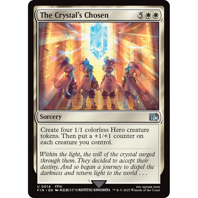 The Crystal's Chosen (FIN-014) - FINAL FANTASY Foil