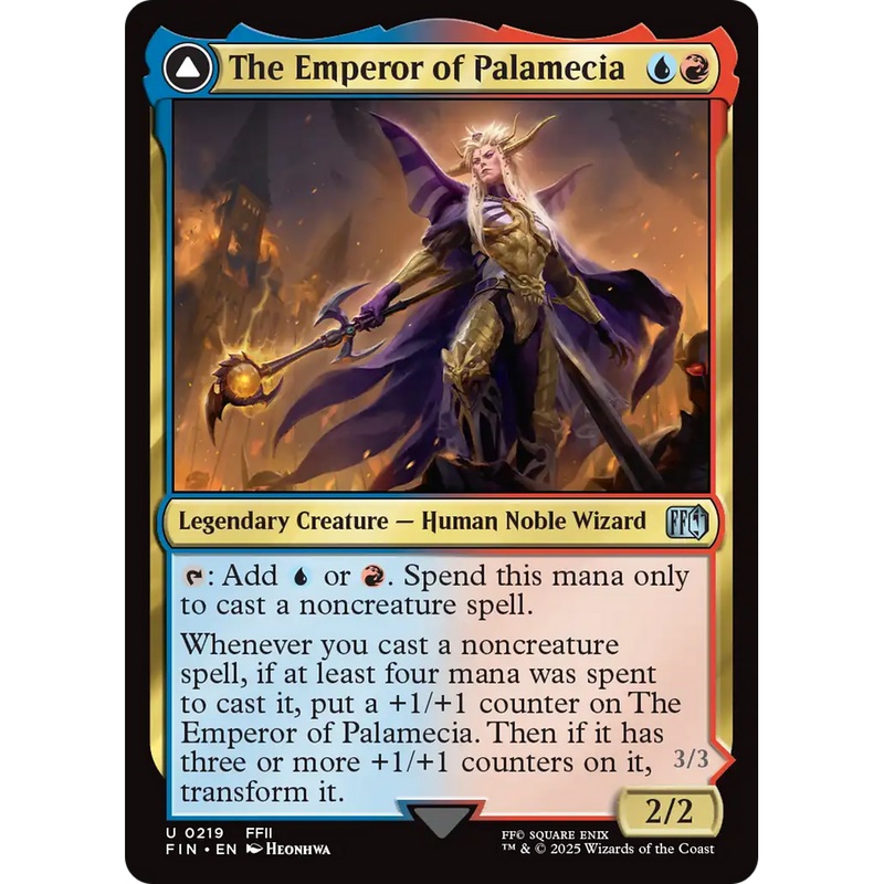 The Emperor of Palamecia // The Lord Master of Hell (FIN-219) - FINAL FANTASY Foil