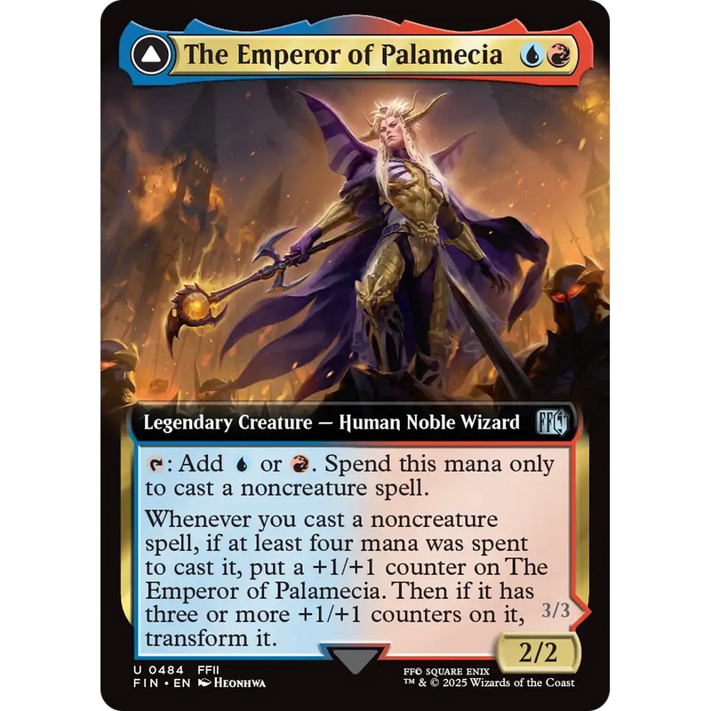 The Emperor of Palamecia // The Lord Master of Hell (FIN-484) - FINAL FANTASY: (Extended Art) Foil