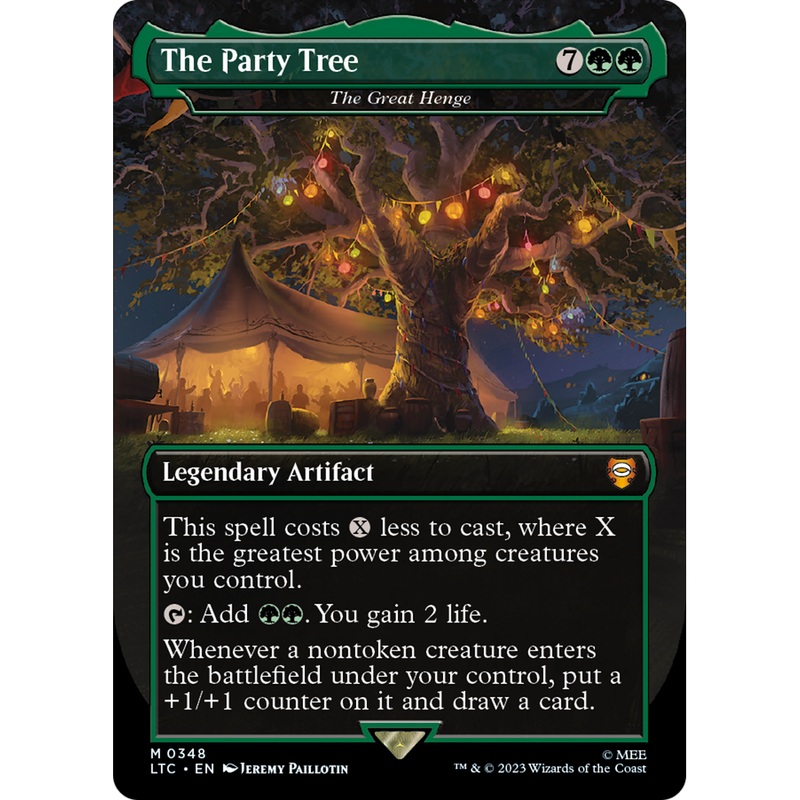The Great Henge (LTC-348) - Tales of Middle-earth Commander / The Party Tree (Borderless)