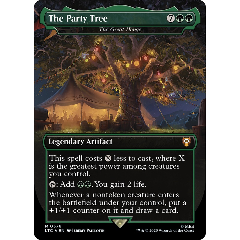 The Great Henge (LTC-378) - Tales of Middle-earth Commander / The Party Tree (Borderless) Foil