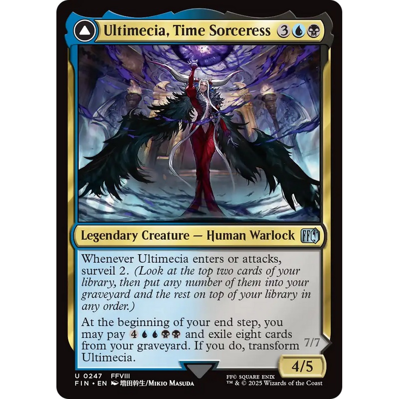 Ultimecia, Time Sorceress // Ultimecia, Omnipotent (FIN-247) - FINAL FANTASY