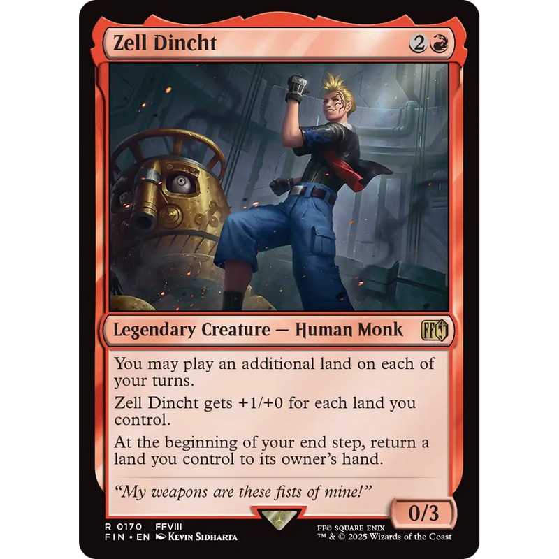 Zell Dincht (FIN-170) - FINAL FANTASY Foil
