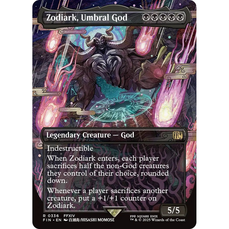 Zodiark, Umbral God (FIN-336) - FINAL FANTASY (Borderless)