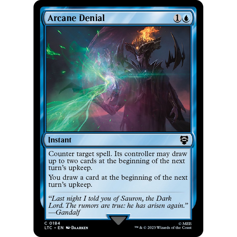 Arcane Denial (LTC-184) - Tales of Middle-earth Commander