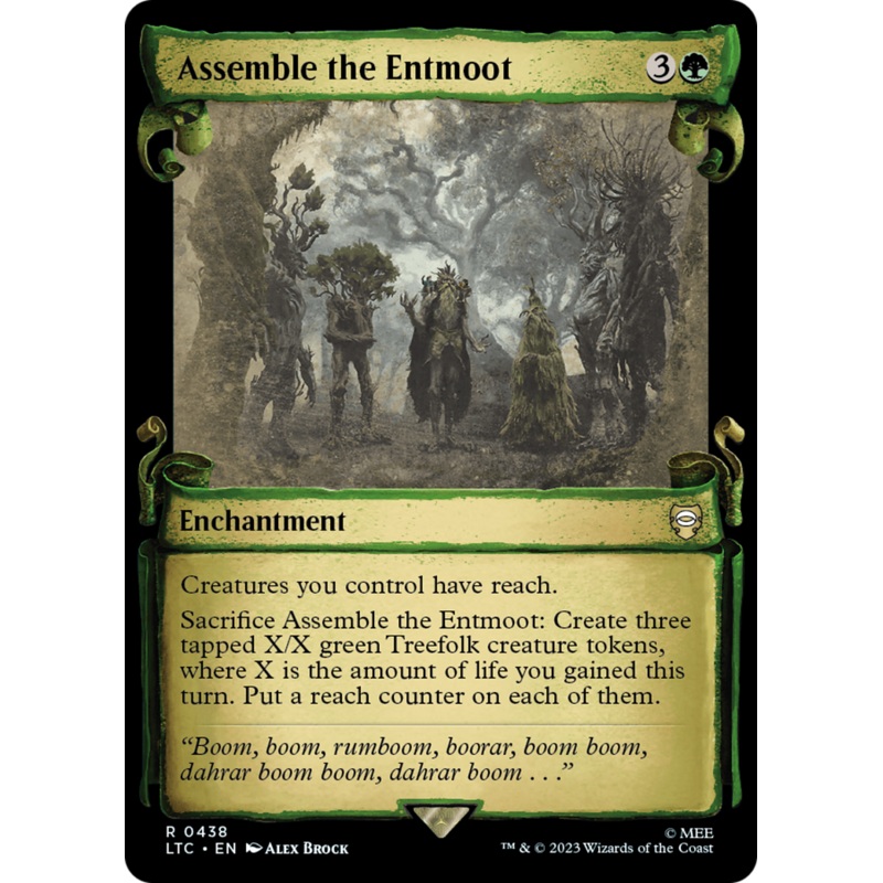 Assemble the Entmoot (LTC-438) - Tales of Middle-earth Commander: (Showcase)