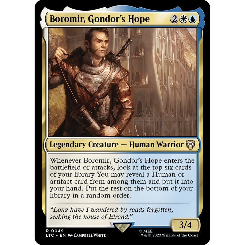 Boromir, Gondor's Hope (LTC-049) - Tales of Middle-earth Commander