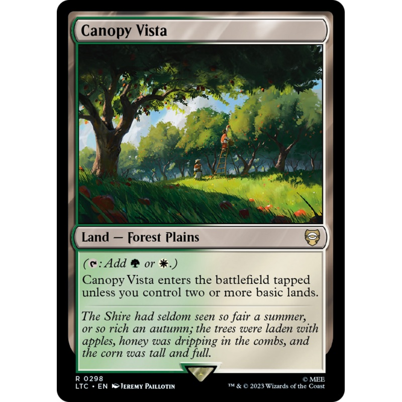 Canopy Vista (LTC-298) - Tales of Middle-earth Commander
