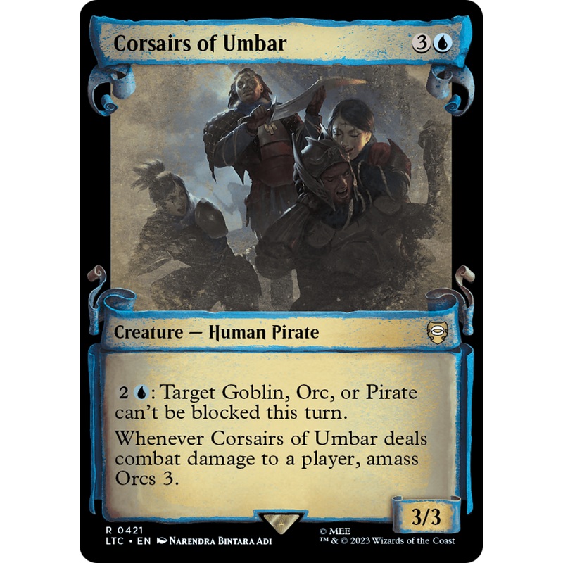 Corsairs of Umbar (LTC-421) - Tales of Middle-earth Commander: (Showcase) Foil