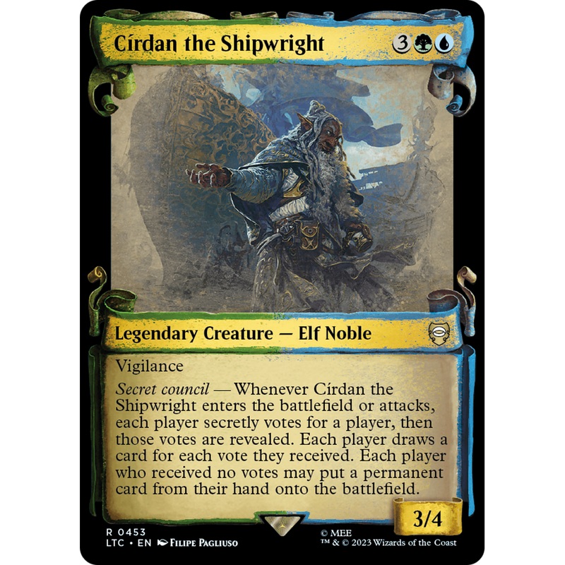 Crdan the Shipwright (LTC-453) - Tales of Middle-earth Commander: (Showcase) Foil