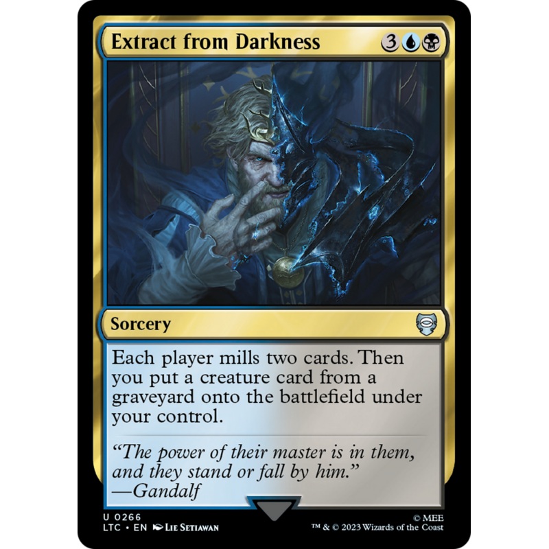 Extract from Darkness (LTC-266) - Tales of Middle-earth Commander