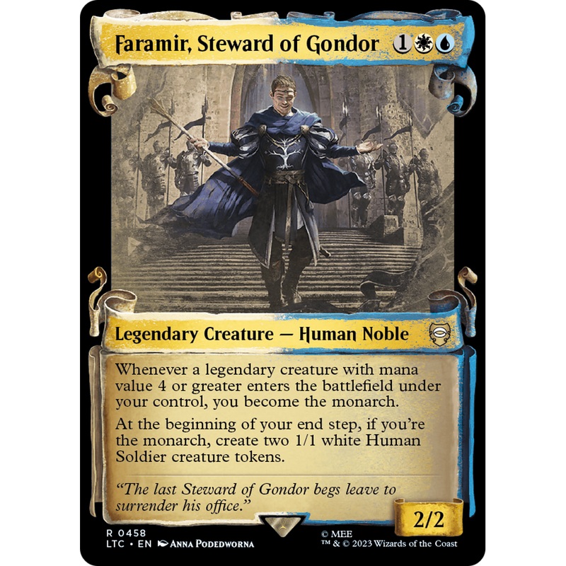 Faramir, Steward of Gondor (LTC-458) - Tales of Middle-earth Commander: (Showcase) Foil