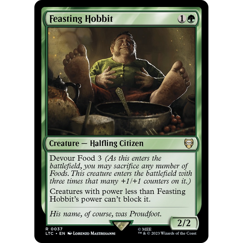 Feasting Hobbit (LTC-037) - Tales of Middle-earth Commander