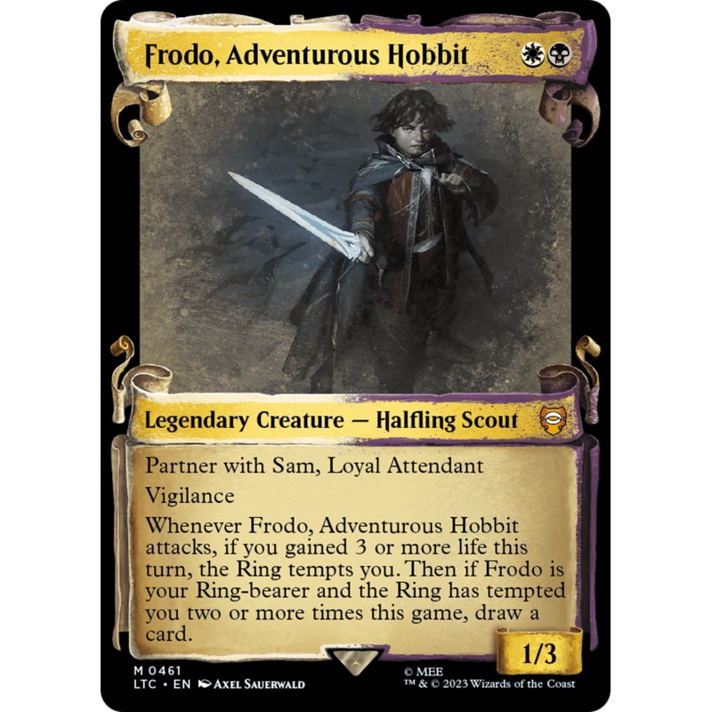 Frodo, Adventurous Hobbit (LTC-461) - Tales of Middle-earth Commander: (Showcase)