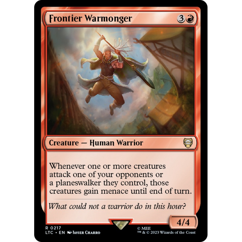 Frontier Warmonger (LTC-217) - Tales of Middle-earth Commander