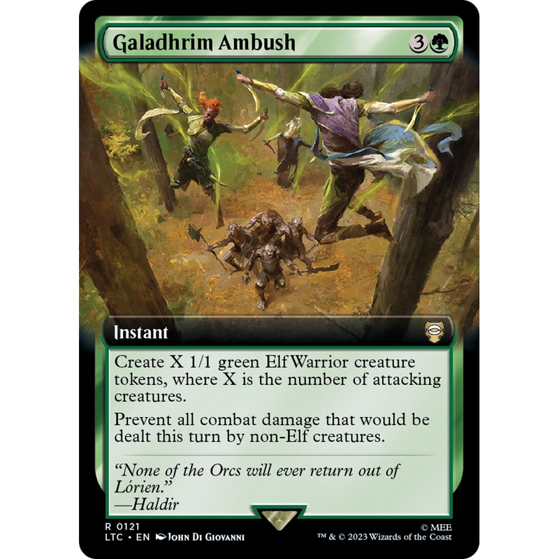 Galadhrim Ambush (LTC-121) - Tales of Middle-earth Commander: (Extended Art)