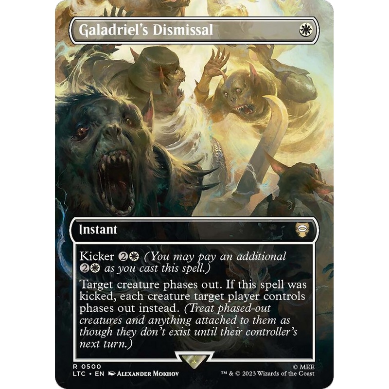 Galadriel's Dismissal (LTC-500) - Tales of Middle-earth Commander (Borderless) Foil