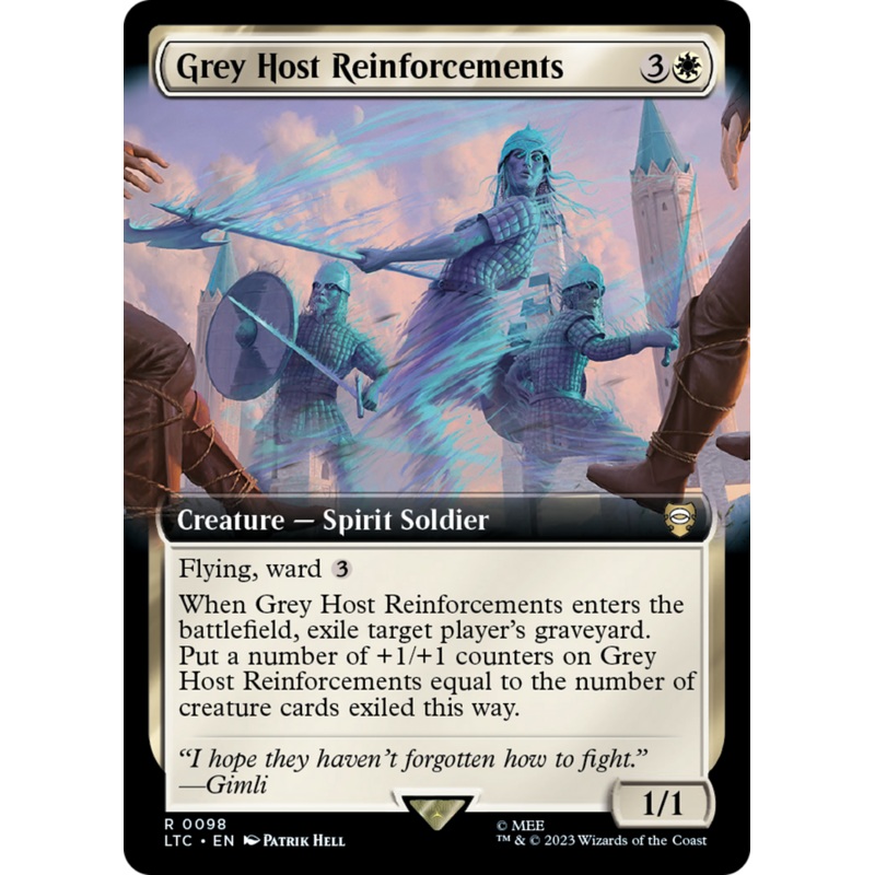 Grey Host Reinforcements (LTC-098) - Tales of Middle-earth Commander: (Extended Art)