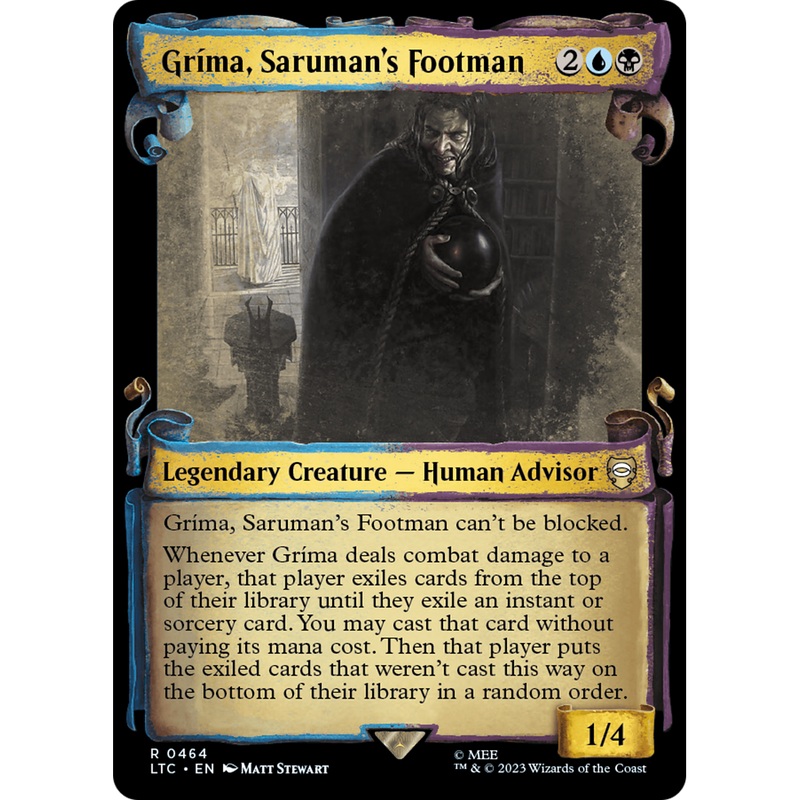Grma, Saruman's Footman (LTC-464) - Tales of Middle-earth Commander: (Showcase) Foil