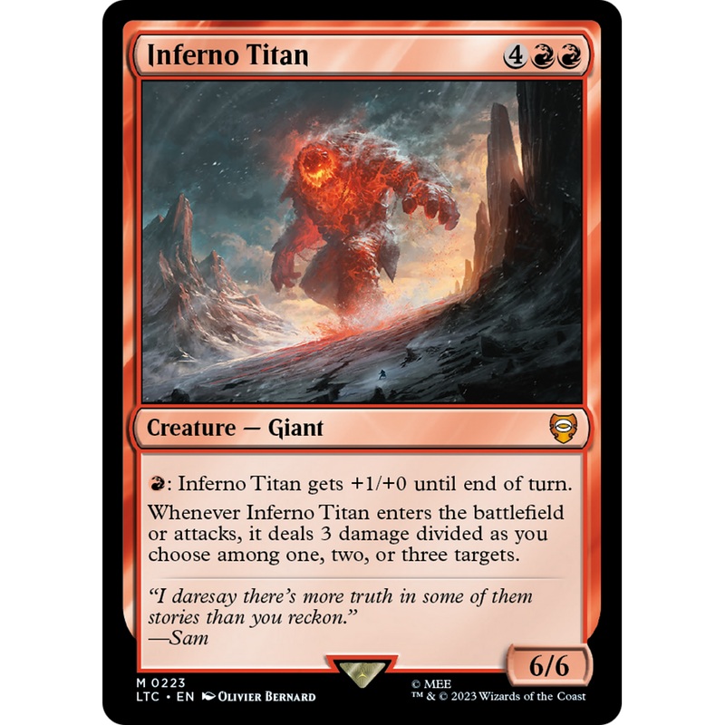 Inferno Titan (LTC-223) - Tales of Middle-earth Commander