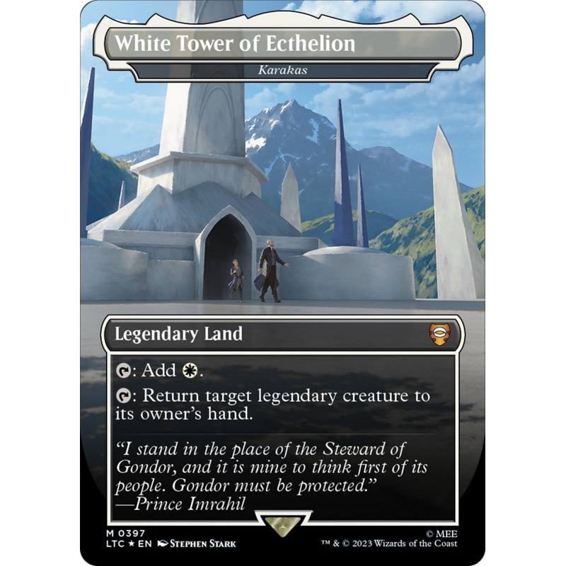 Karakas (LTC-397) - Tales of Middle-earth Commander / White Tower of Ecthelion (Borderless) Foil