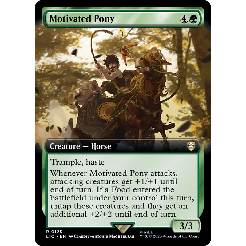 Motivated Pony (LTC-125) - Tales of Middle-earth Commander: (Extended Art)