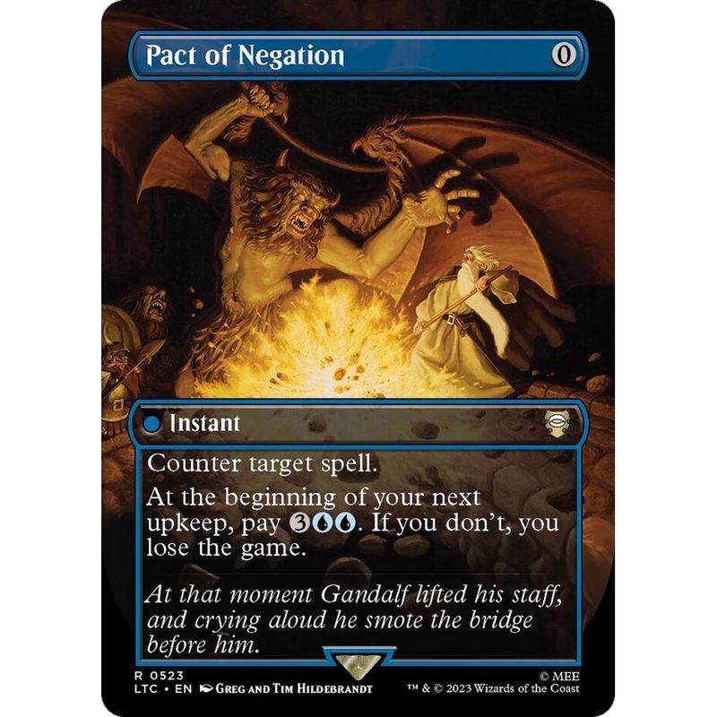 Pact of Negation (LTC-523) - Tales of Middle-earth Commander (Borderless)