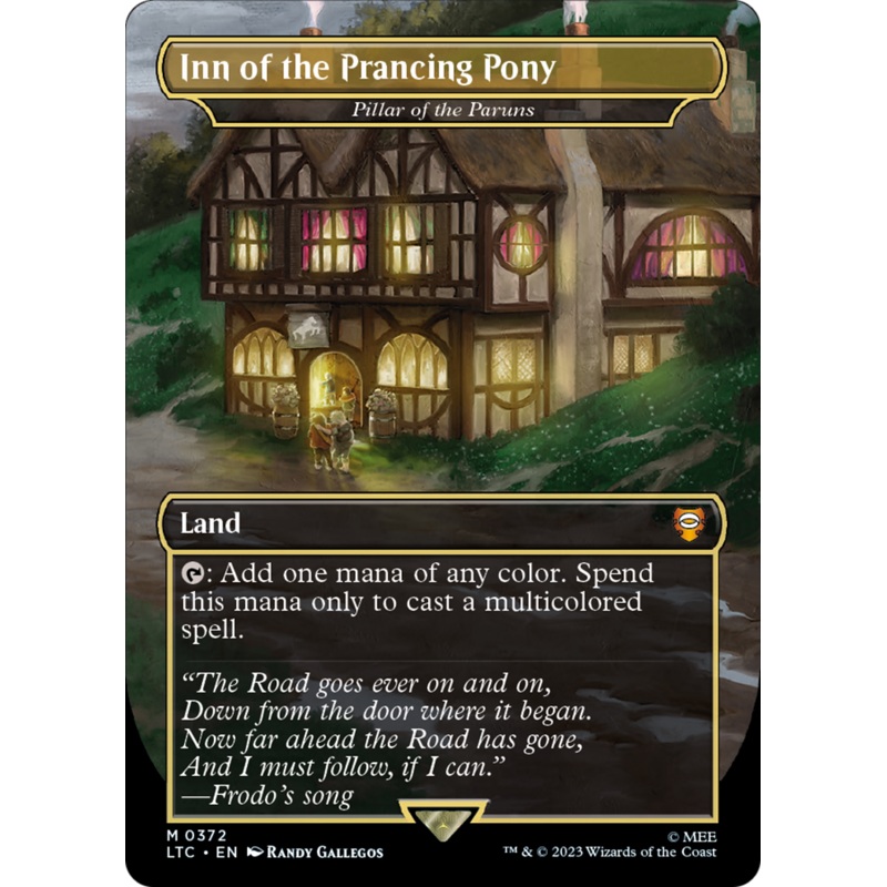 Pillar of the Paruns (LTC-372) - Tales of Middle-earth Commander / Inn of the Prancing Pony (Borderless) Foil