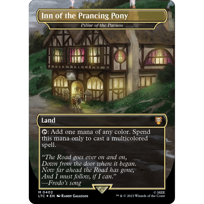 Pillar of the Paruns (LTC-402) - Tales of Middle-earth Commander / Inn of the Prancing Pony (Borderless) Foil