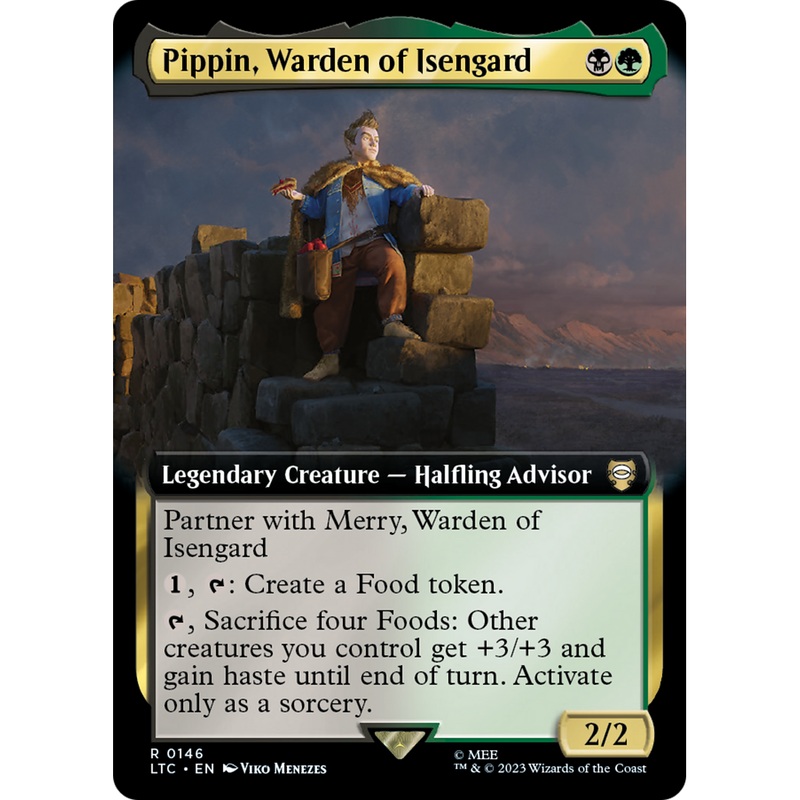 Pippin, Warden of Isengard (LTC-146) - Tales of Middle-earth Commander: (Extended Art)