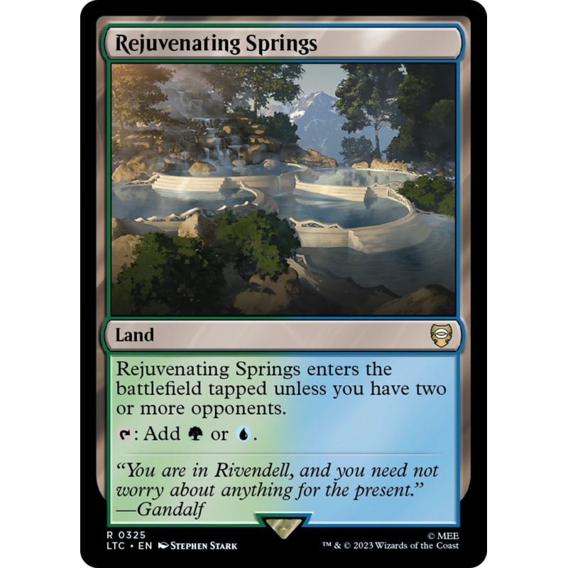 Rejuvenating Springs (LTC-325) - Tales of Middle-earth Commander