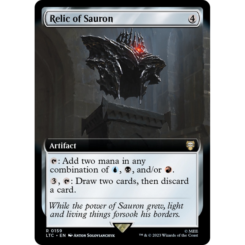 Relic of Sauron (LTC-159) - Tales of Middle-earth Commander: (Extended Art)